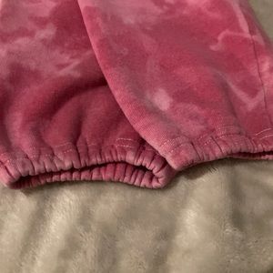 free city, pink sweatpants